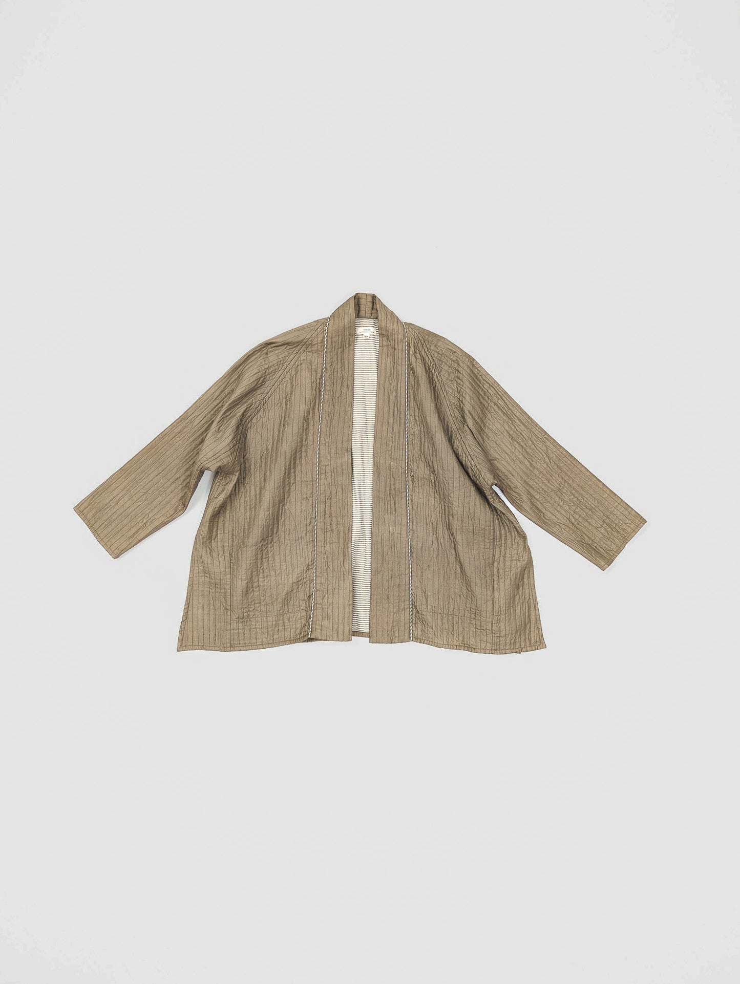 BEIGE QUILTED JACKET