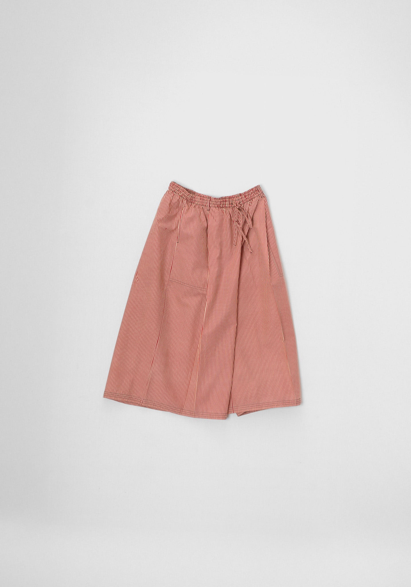 RED STRIPE WIDE PANTS