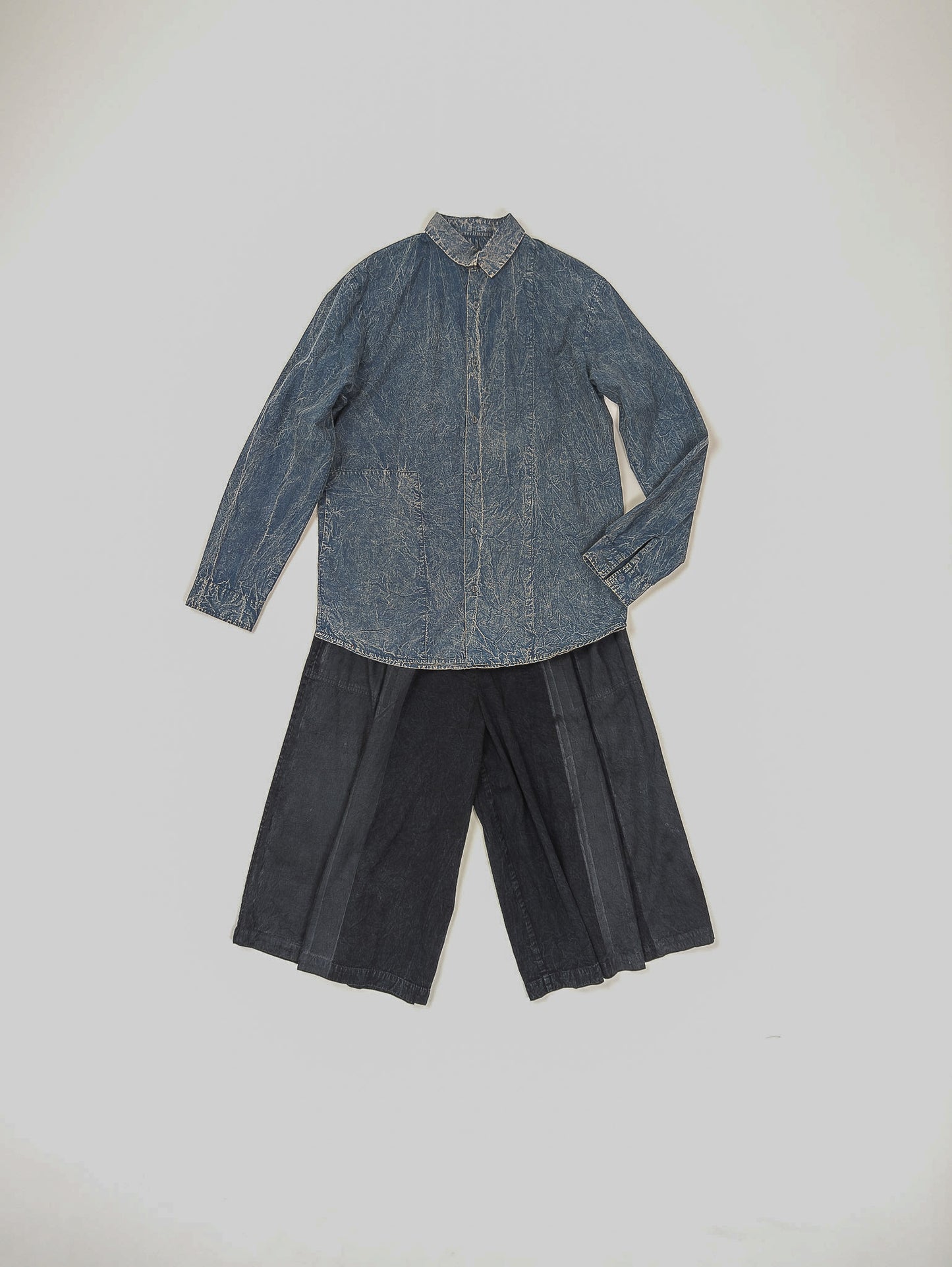 BLACKISH WIDE PANT