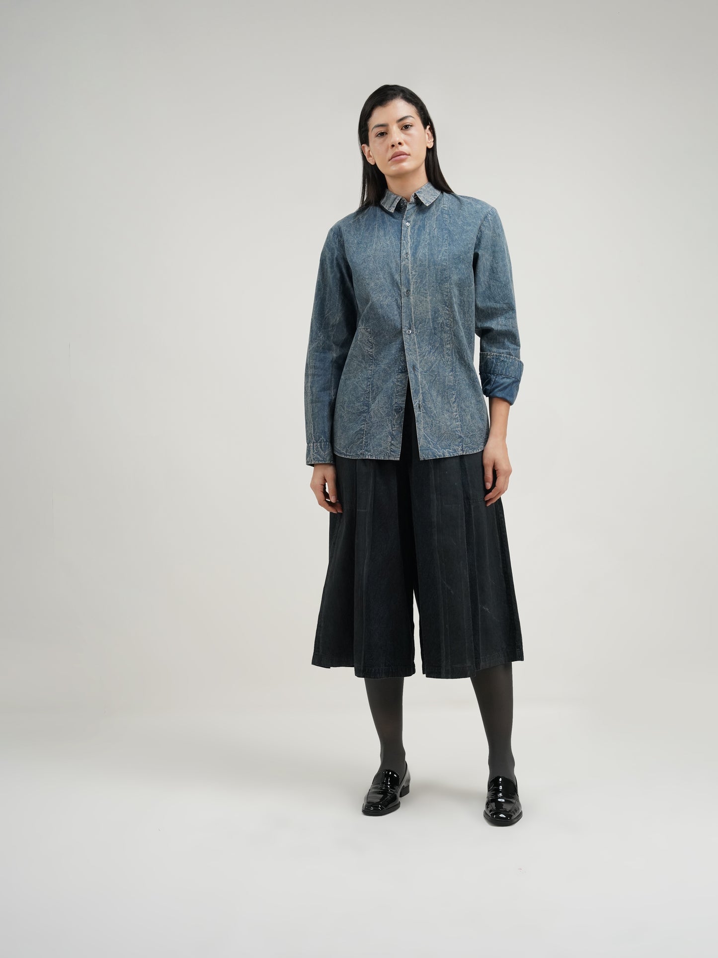 BLACKISH WIDE PANT