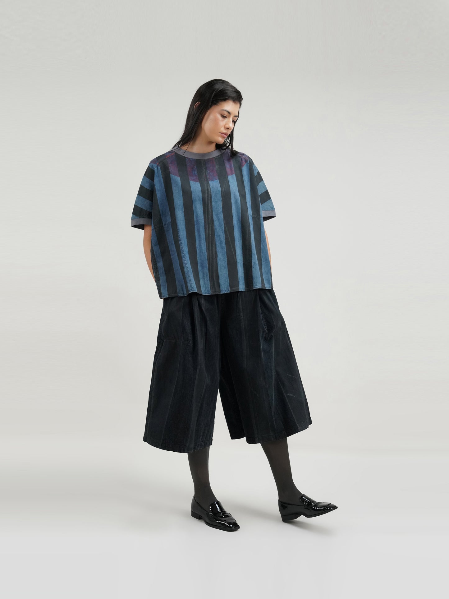 BLACKISH WIDE PANT