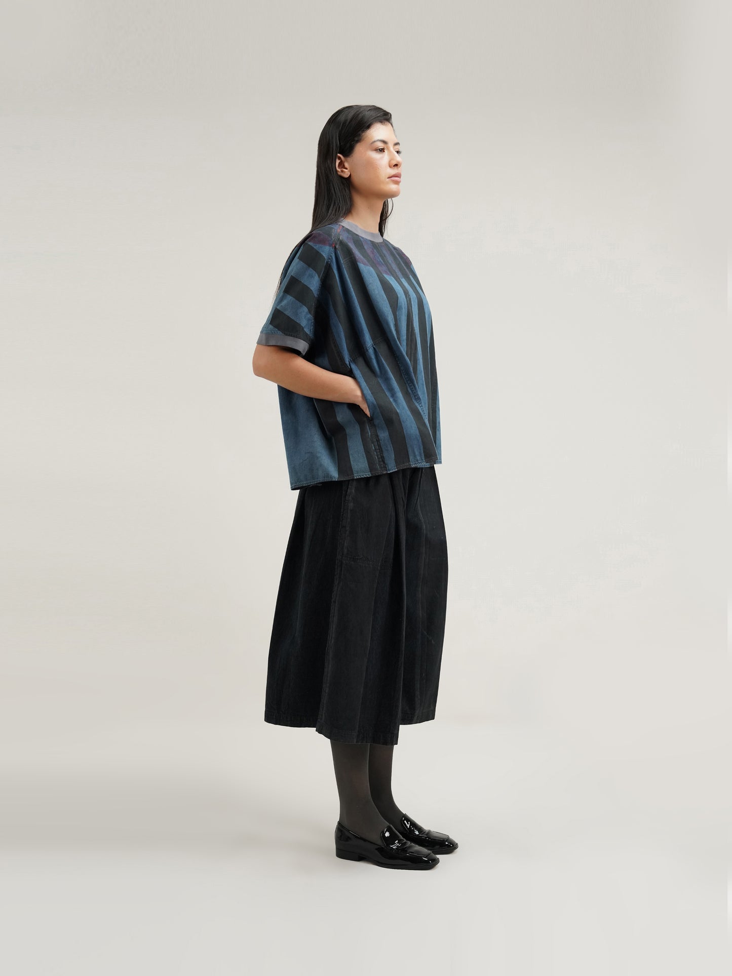 BLACKISH WIDE PANT