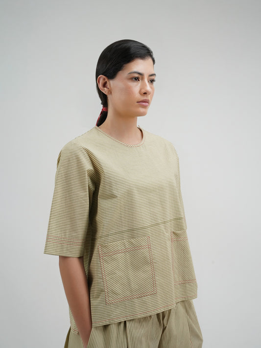 BEIGE TEE TOP