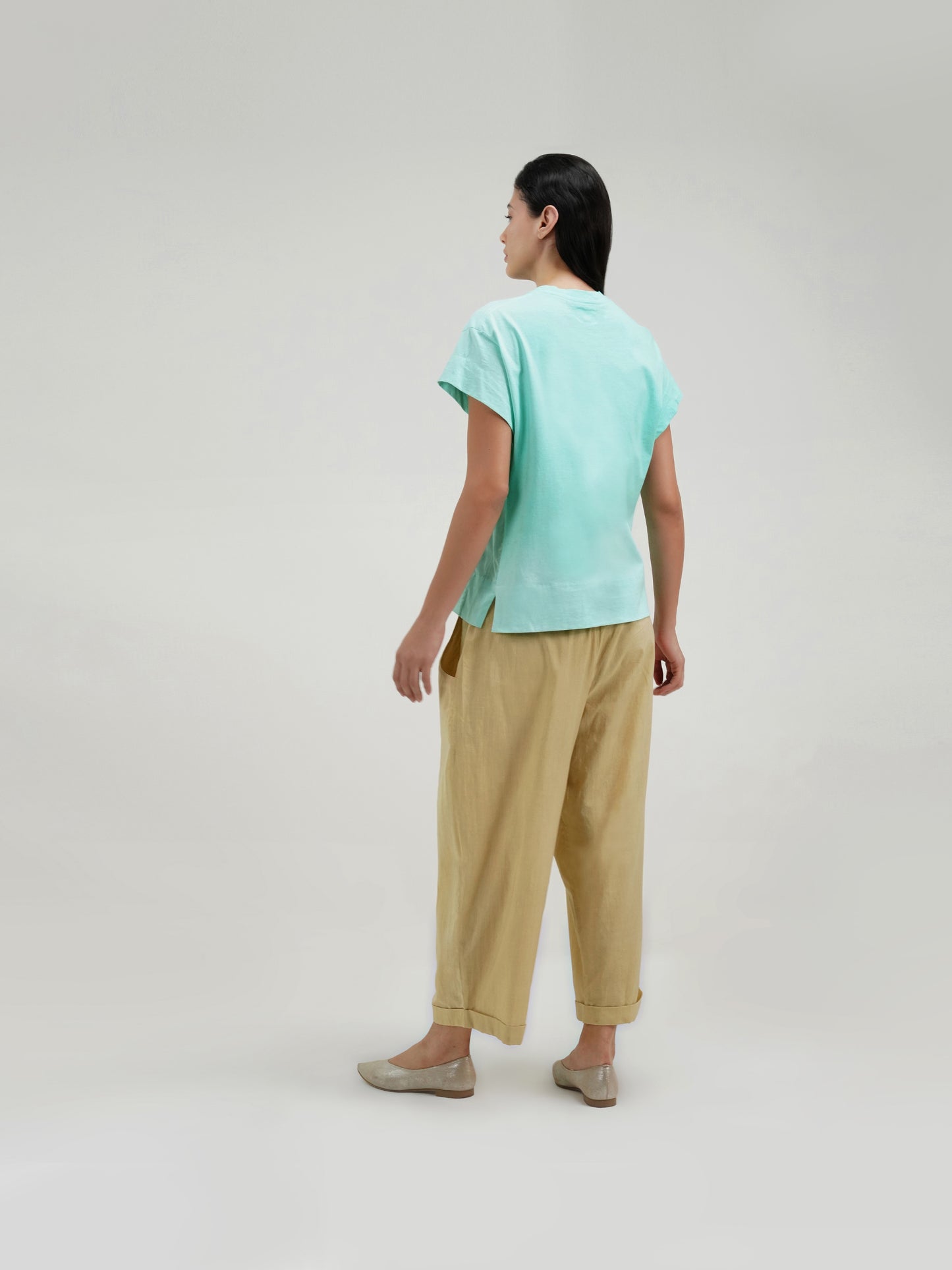 CYAN DISQ T-SHIRT