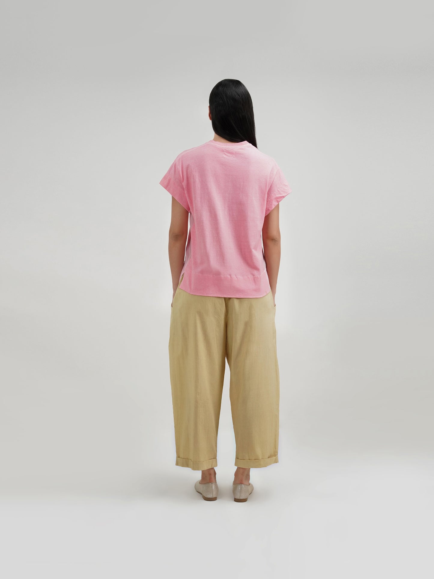 PINK DISQ T-SHIRT