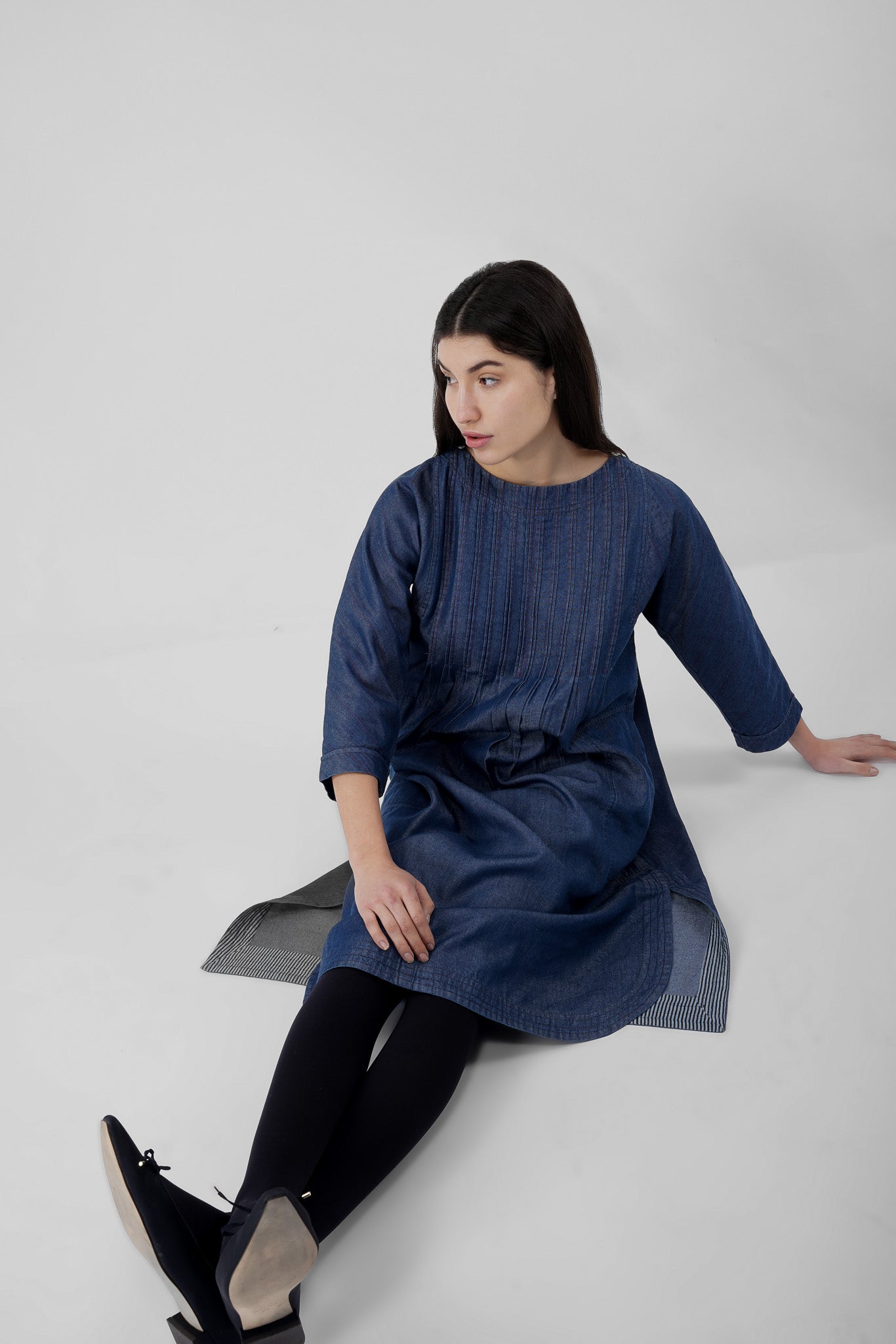 DENIM U DRESS