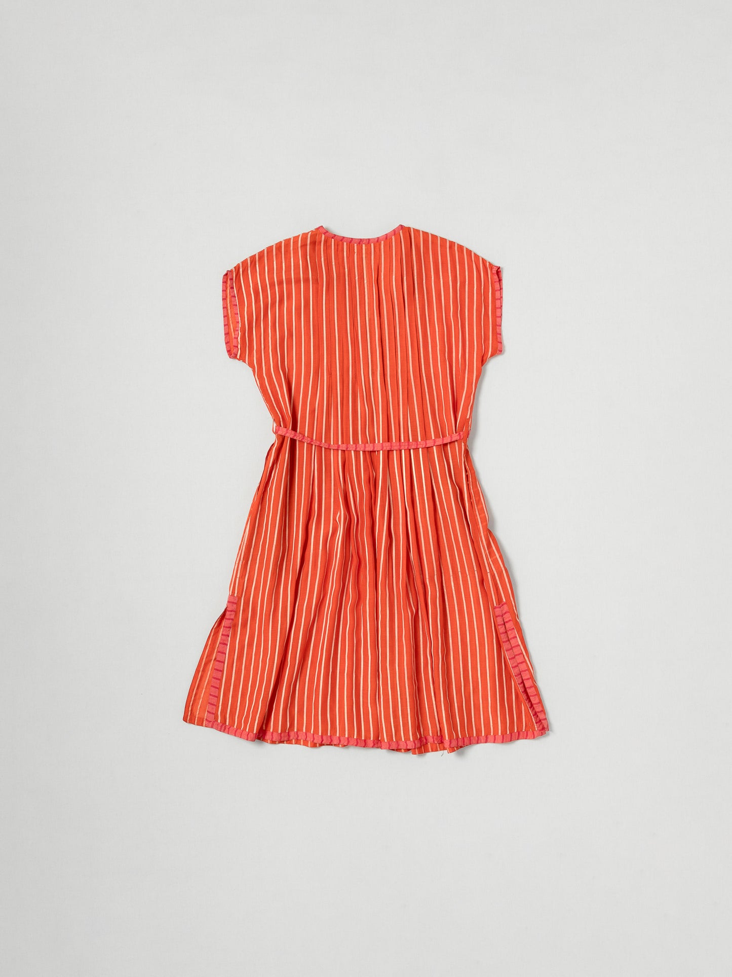 CORAL V NECK DRESS