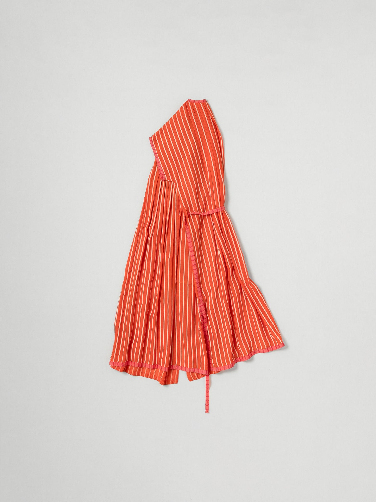 CORAL V NECK DRESS