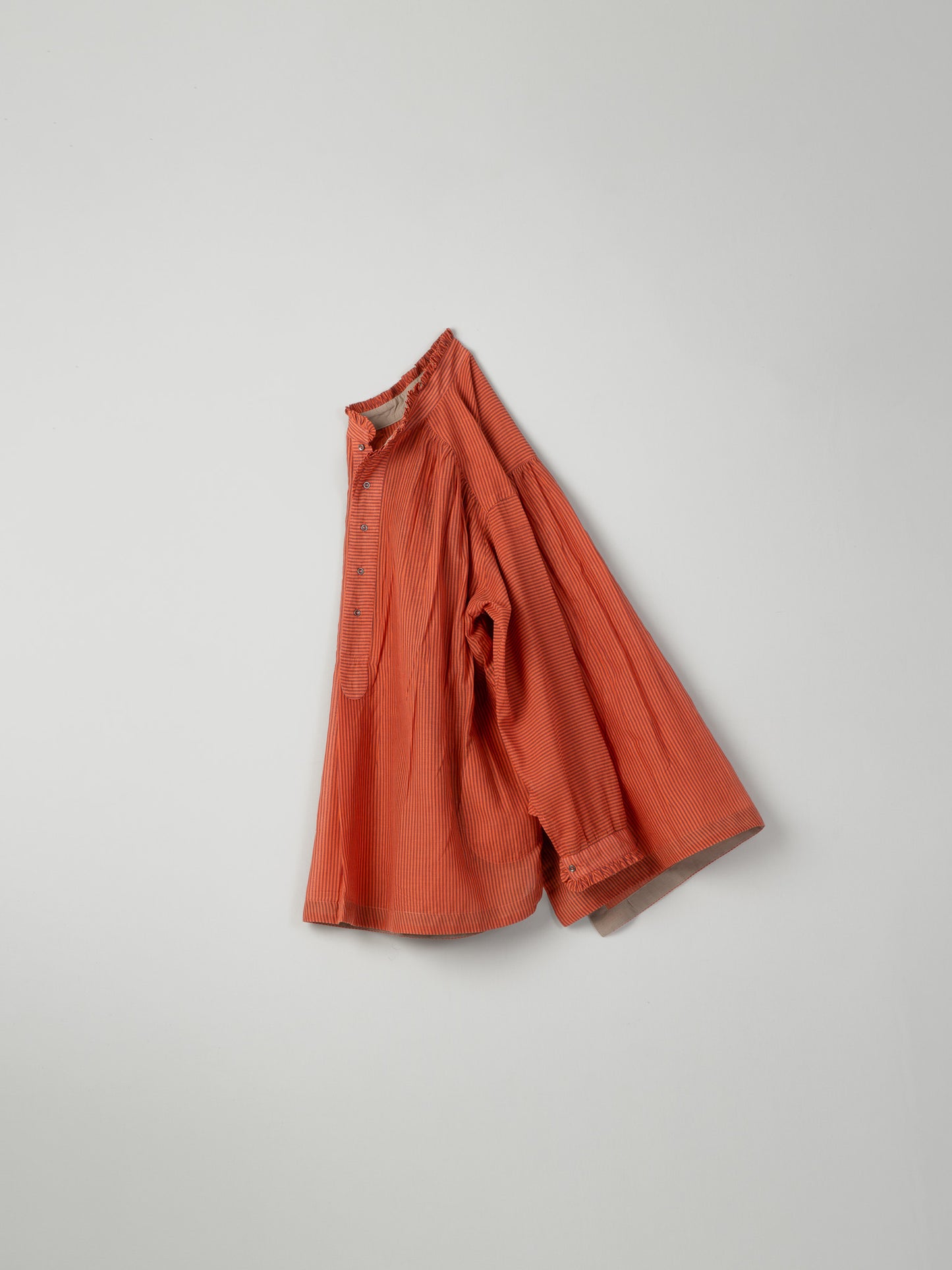 RED GATHER BLOUSE