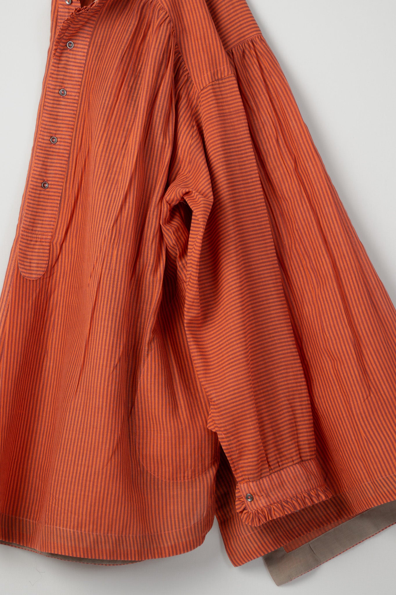 RED GATHER BLOUSE