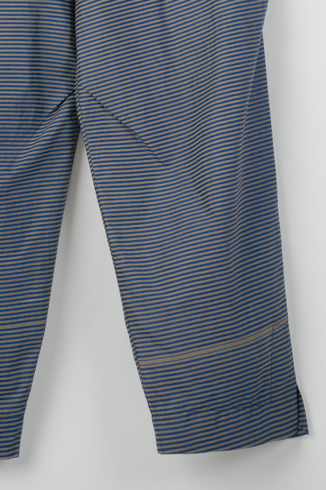 NAVY WITH GREY PINSTRIPE PANT.