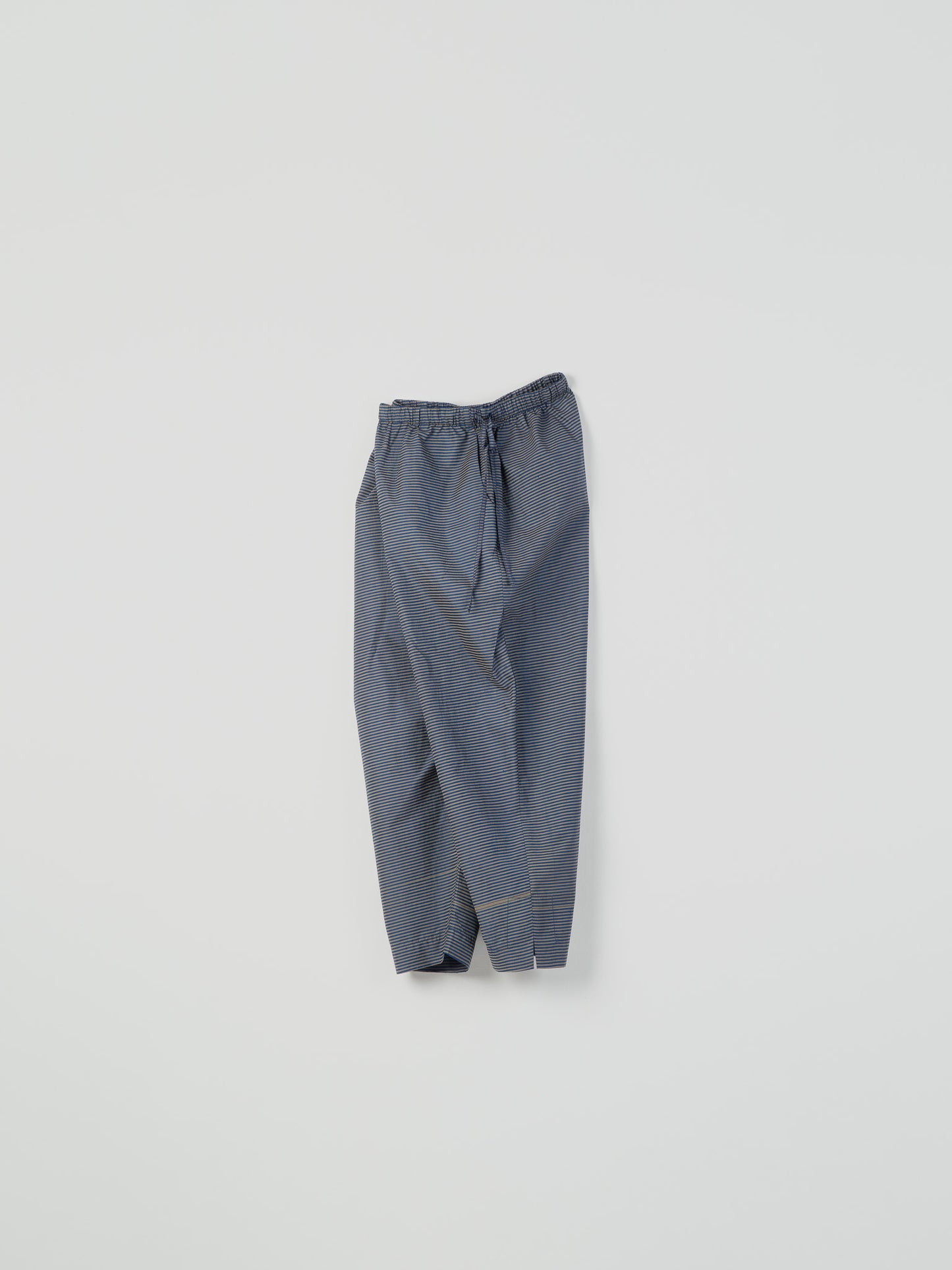 NAVY WITH GREY PINSTRIPE PANT.