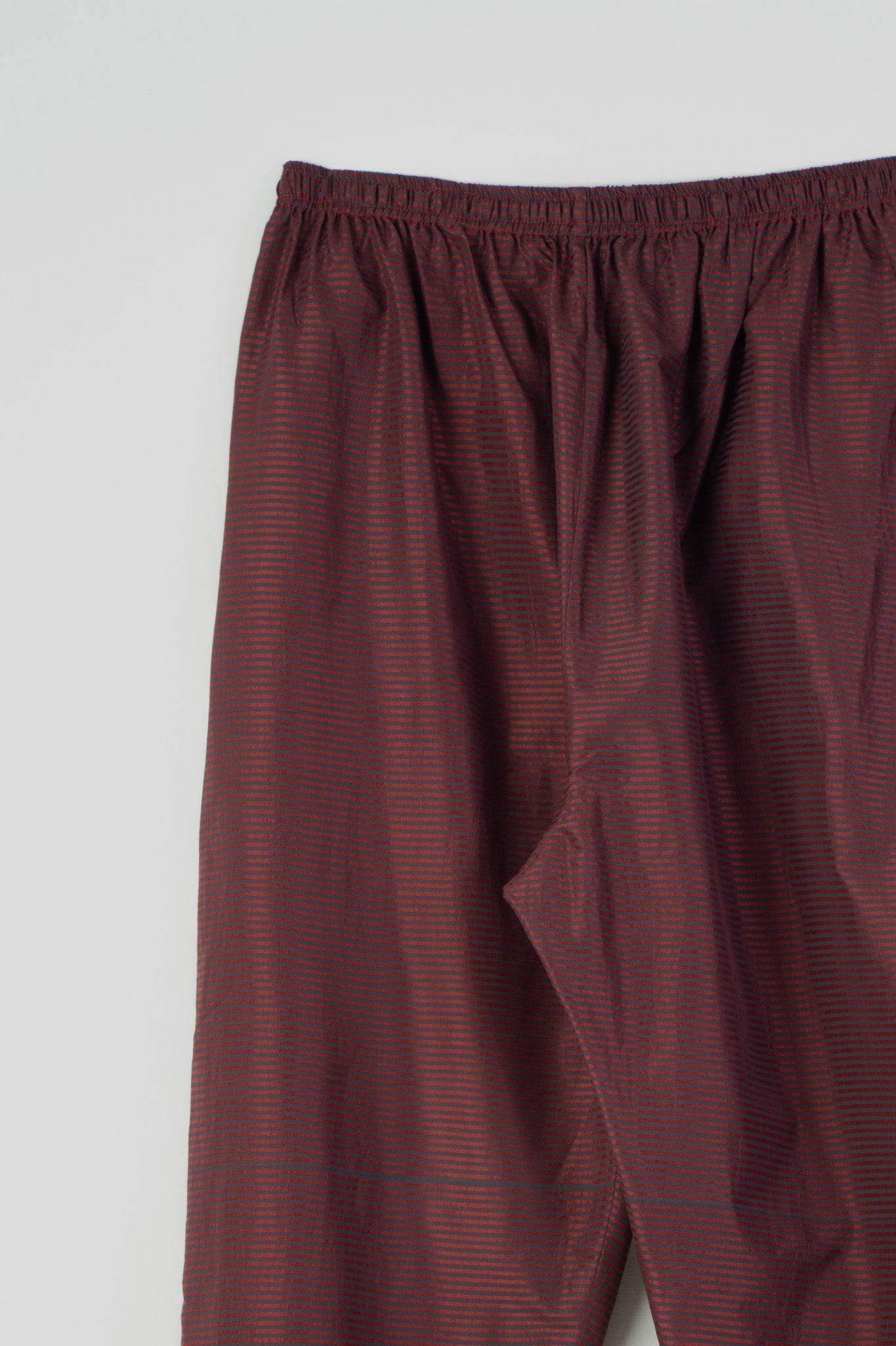 BURGUNDY WITH CHARCOAL PINSTRIPE PANT