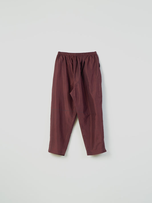 BURGUNDY WITH CHARCOAL PINSTRIPE PANT