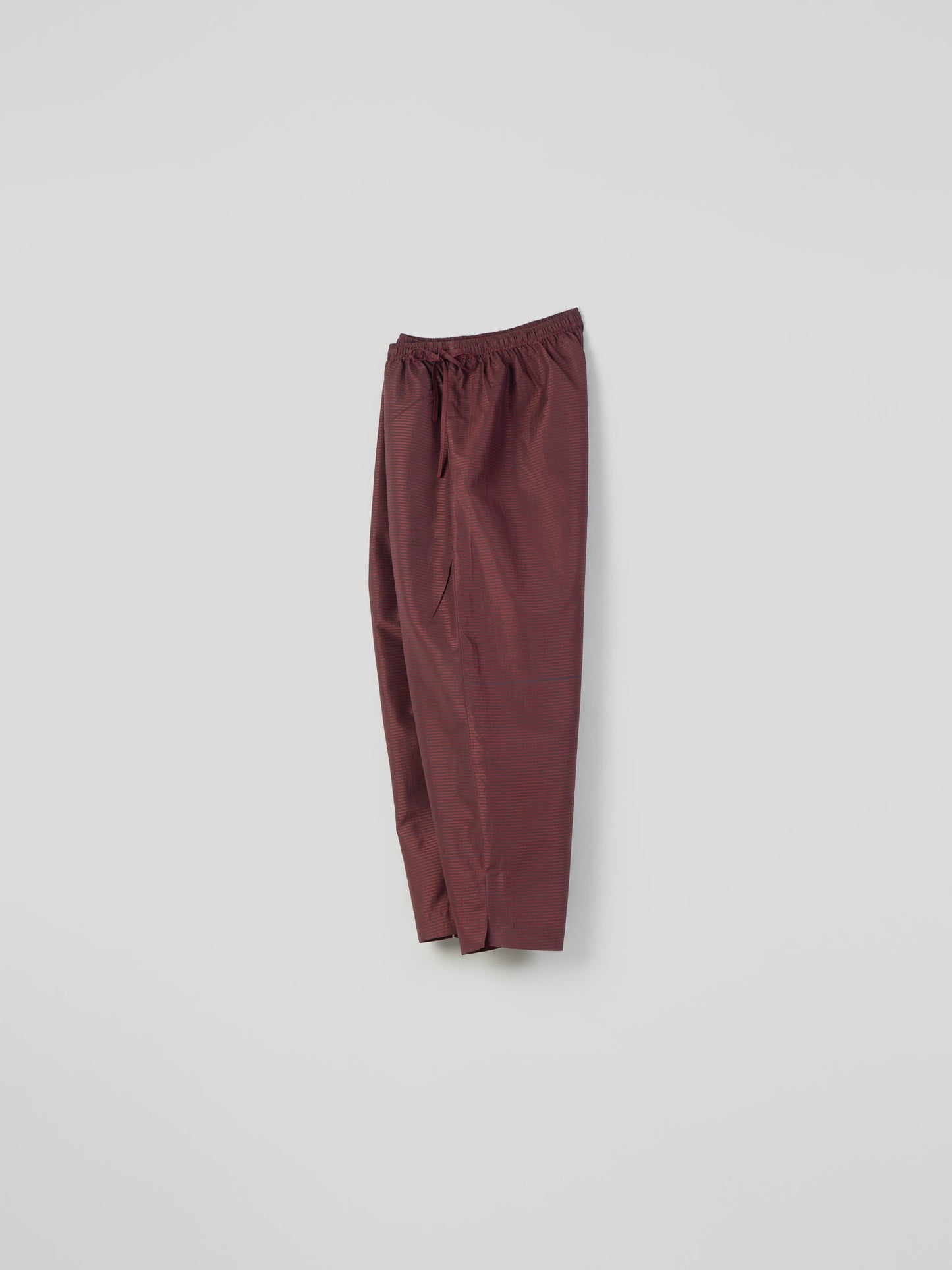 BURGUNDY WITH CHARCOAL PINSTRIPE PANT
