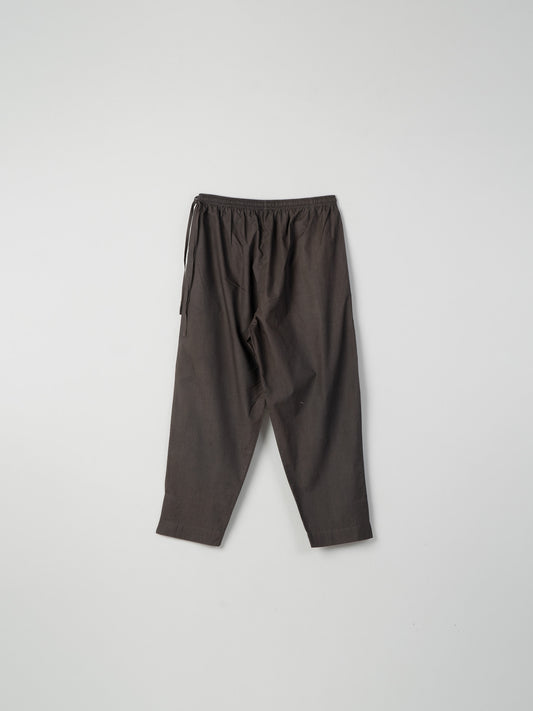 CHARCOAL TUCK PANT