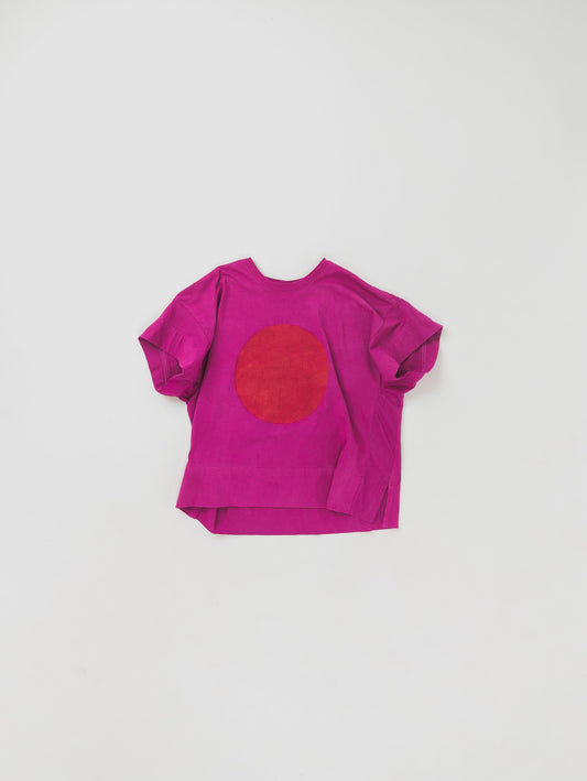 MAGENTA DISQ T-SHIRT