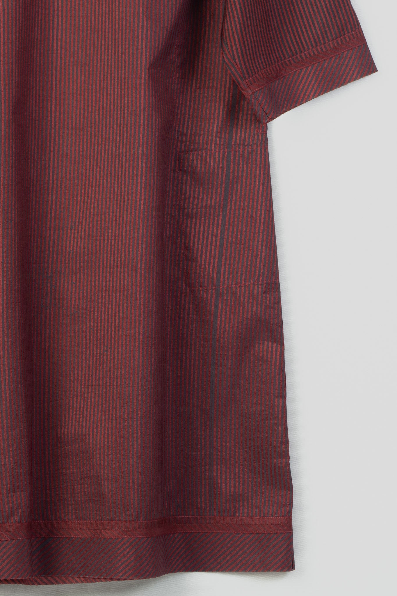 BURGUNDY BOAT NECK DRESS